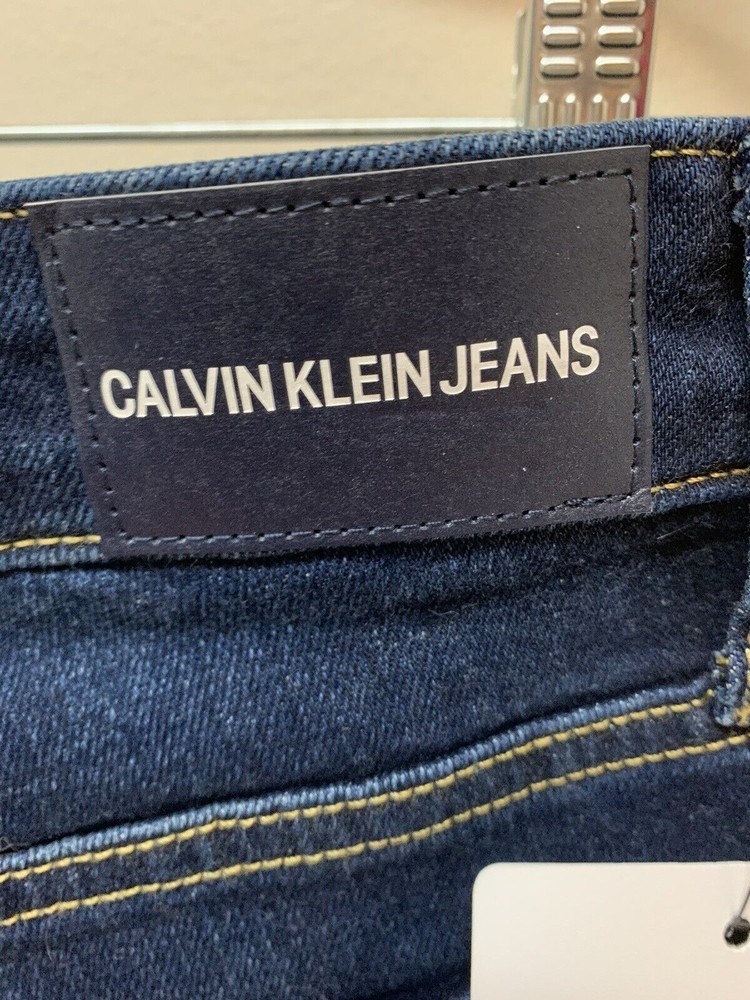 Calvin Klein Jeans Demin Cotton Stretch Bermuda Shorts Women's 12 New - Picture 5 of 10